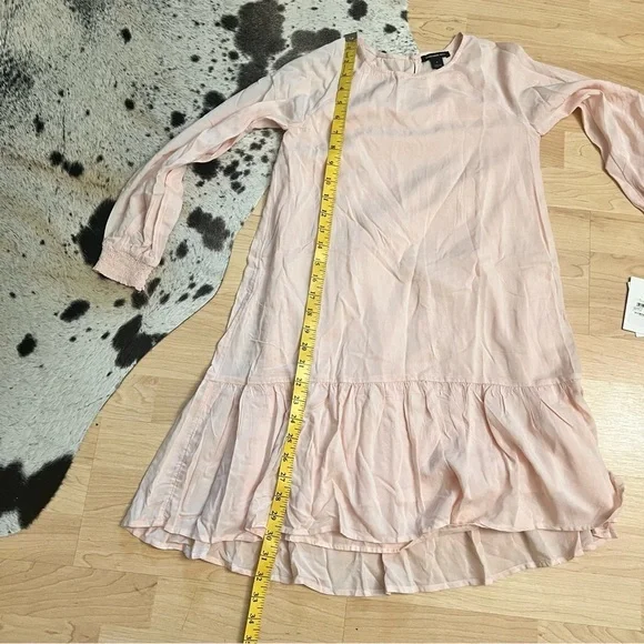 SOMETHING‎ NAVY Blush Pink Mini Dress Ruffle Hem Size 8 NWT - Picture 7 of 8